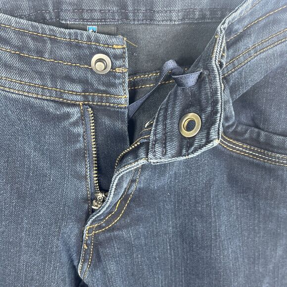 Kuhl Legendary Straight Jeans Hiking Outdoor Born in the Mountains Blue Size 4S - Picture 7 of 14